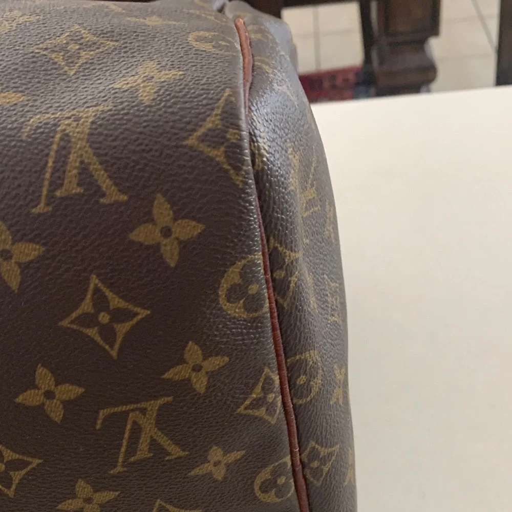Louis Vuitton Luxury Brown Monogram Travel Bag